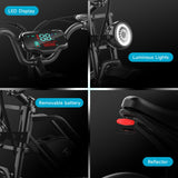 HappyRun G50 750W E-Bike: 48V/18AH, LED Display, 20'' Tires, US/EU Plug