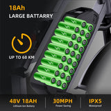 HappyRun G60 750W E-Bike: 48V, 20" Tires, LED Display, US/EU Plug - LYDARZ