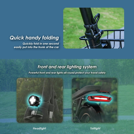 KuKirin C1 Pro 500W Electric Scooter | 48V 26Ah, 14" Tires, EU Plug - LYDARZ