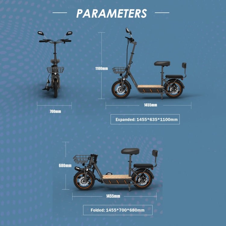 KuKirin C1 Pro 500W Electric Scooter | 48V 26Ah, 14" Tires, EU Plug - LYDARZ