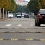 Pair Of Special Round Heads For Rubber Speed Bumps, Diameter: 40cm, Round Head Diameter: 40cm