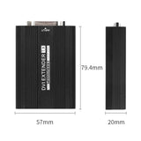 Measy DVI1815 DVI Extender Transmitter and Receiver Converter, POE Single Power Supply, Transmission Distance: 150m, DVI1815
