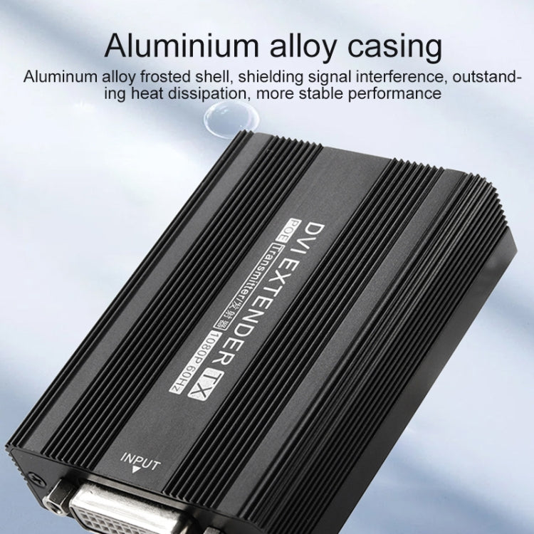 Measy DVI1815 DVI Extender Transmitter and Receiver Converter, POE Single Power Supply, Transmission Distance: 150m, DVI1815