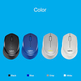 Ratón óptico inalámbrico silencioso Logitech M330 con receptor micro USB