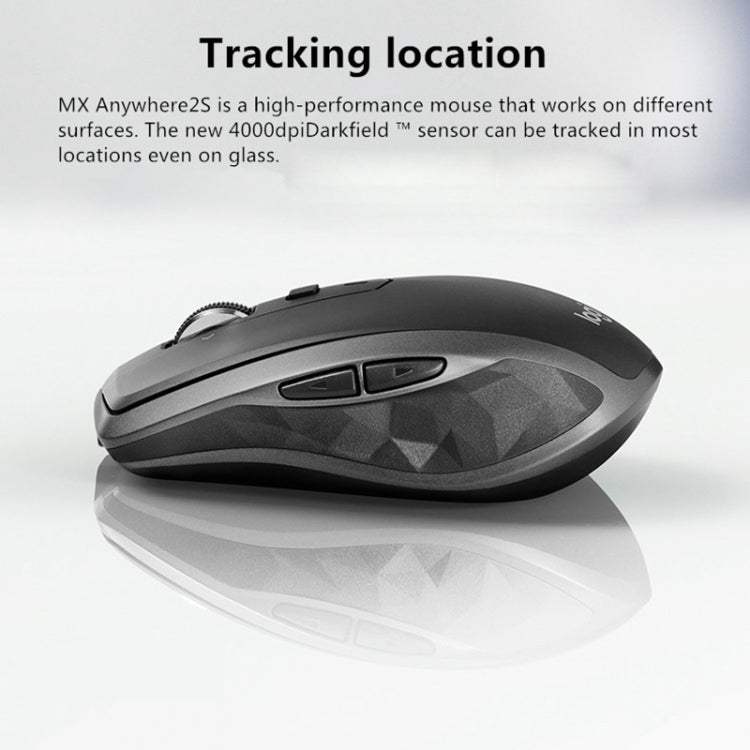 Logitech MX Anywhere 2S 4000DPI Bluetooth + Unifying Dual-mode Wireless Optical Gaming Mouse