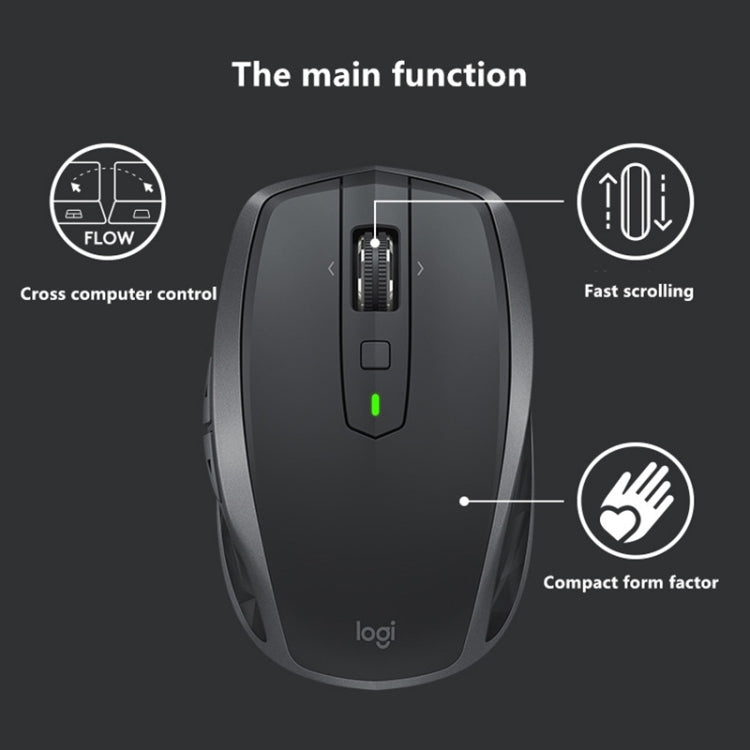 Logitech MX Anywhere 2S 4000DPI Bluetooth + Unifying Dual-mode Wireless Optical Gaming Mouse