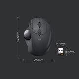 Logitech MX ERGO 440DPI Bluetooth + Unifying Dual-mode Wireless Trackball Optical Mouse