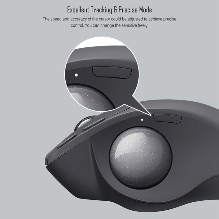 Logitech MX ERGO 440DPI Bluetooth + Unifying Dual-mode Wireless Trackball Optical Mouse