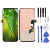 Pantalla LCD original para Google Pixel 8A GKV4X G6GPR G8HHN, ensamblaje completo con marco y cable flexible para lector de huellas dactilares.