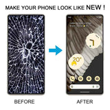 For Google Pixel 7 Pro GP4BC GE2AE Original LCD Screen Digitizer Full Assembly with Frame, Including Fingerprint Flex Cable, For Google Pixel 7 Pro(Original with Fingerprint)