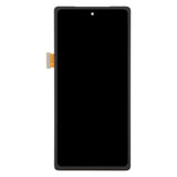 Pantalla LCD original para Google Pixel 7a GWKK3 GHL1X G0DZQ G82U8, ensamblaje completo con marco y cable flexible para lector de huellas dactilares.