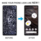 Pantalla LCD original para Google Pixel 7a GWKK3 GHL1X G0DZQ G82U8, ensamblaje completo con marco y cable flexible para lector de huellas dactilares.