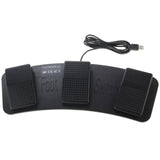 Interruptor de pie USB para PC - Juego de 2 interruptores de pie de triple acción