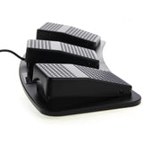 Interruptor de pie USB para PC - Juego de 2 interruptores de pie de triple acción