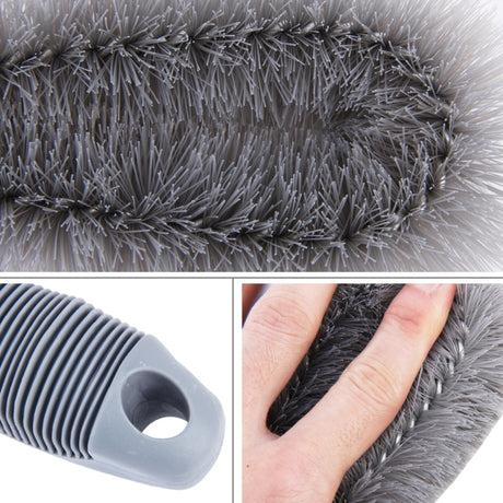 KANEED Car Wheel Tire Rim Scrub Brush Hub Clean Wash Brush Car Truck Motorcycle Bike Washing Cleaning Tool - LYDARZ