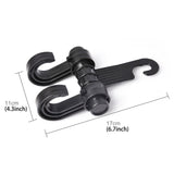 Ganchos para reposacabezas de coche KANEED - Soporte multifuncional para asiento con doble gancho
