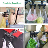 Ganchos para reposacabezas de coche KANEED - Soporte multifuncional para asiento con doble gancho