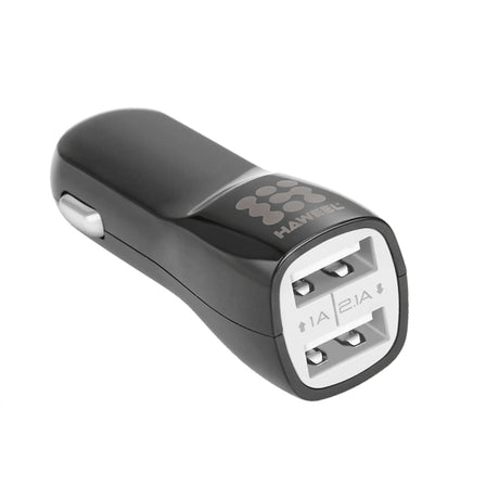 HAWEEL High Quality 2.1A + 1A Dual USB Ports Car Charger - LYDARZ
