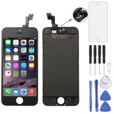 Ensamblaje del digitalizador del iPhone 5S: reemplazo de LCD, marco y panel táctil (blanco/negro)