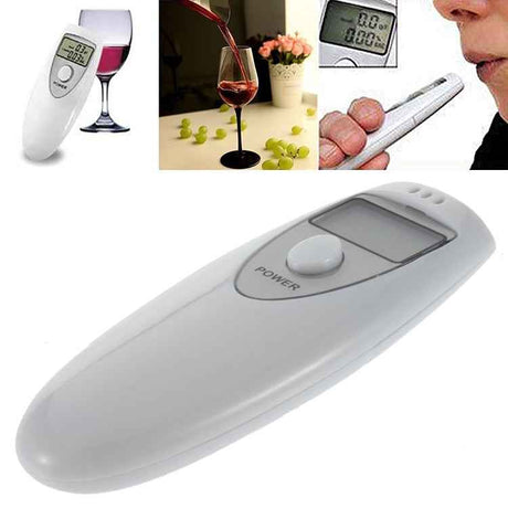 Digital LCD Display Breath Alcohol Tester with Audible Alert, Alcohol Tester 4