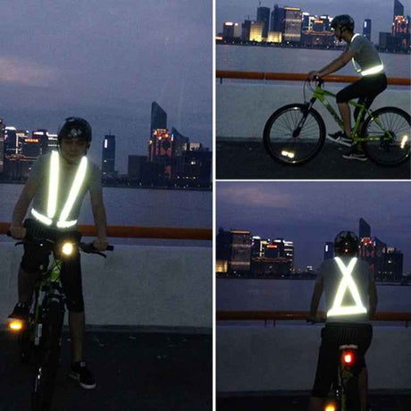 Night Riding Running Flexible Reflective Safety Vest