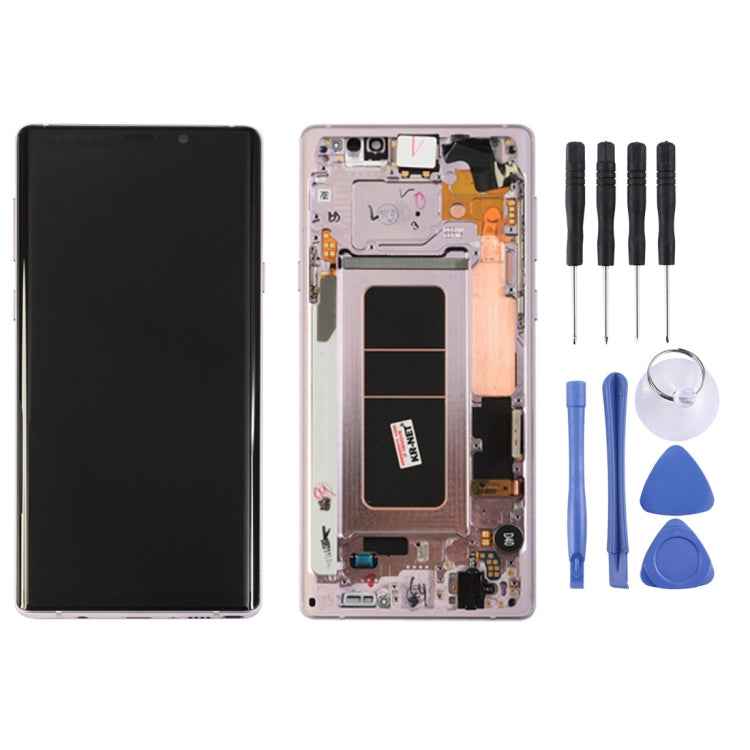 LCD Screen and Digitizer Full Assembly with Frame for Galaxy Note9 / N960A / N960F / N960V / N960T / N960U, For Galaxy Note9 (Frame), For Samsung Galaxy Note9 (Frame), For Samsung Galaxy Note9