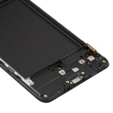 Original Super AMOLED Material LCD Screen and Digitizer Full Assembly with Frame for Samsung Galaxy A71(Original with Frame)