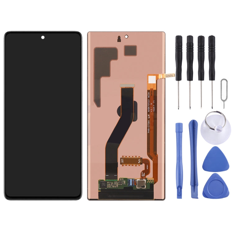 Original Dynamic AMOLED Material LCD Screen and Digitizer Full Assembly for Galaxy Note 10 + (Original )