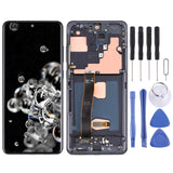Original LCD Screen and Digitizer Full Assembly with Frame for Samsung Galaxy S20 Ultra