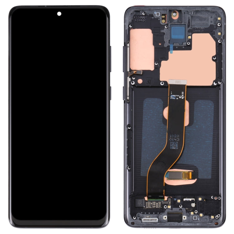 Original LCD Screen and Digitizer Full Assembly with Frame for Samsung Galaxy S20+ 5G SM-G986B/G985(Original)