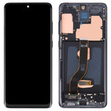 Original LCD Screen and Digitizer Full Assembly with Frame for Samsung Galaxy S20+ 5G SM-G986B/G985(Original)