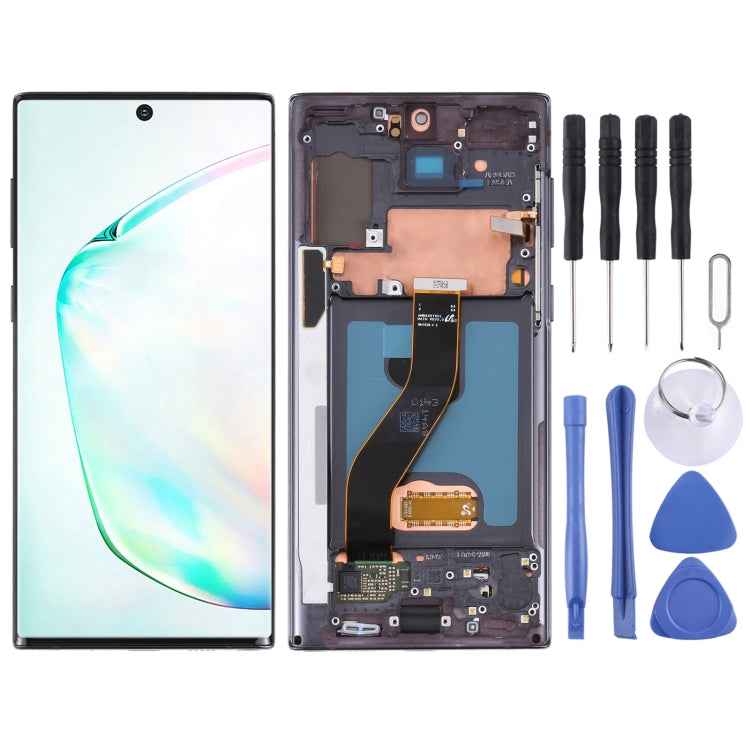 Original LCD Screen and Digitizer Full Assembly With Frame for Samsung Galaxy Note10 4G/Note10 5G SM-N971/N970, For Samsung Galaxy Note10 4G/Note10 5G, For Samsung Galaxy Note10 4G/Note10 5G(Original)