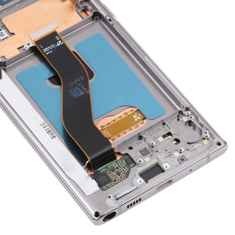 Original LCD Screen and Digitizer Full Assembly With Frame for Samsung Galaxy Note10 (Original)