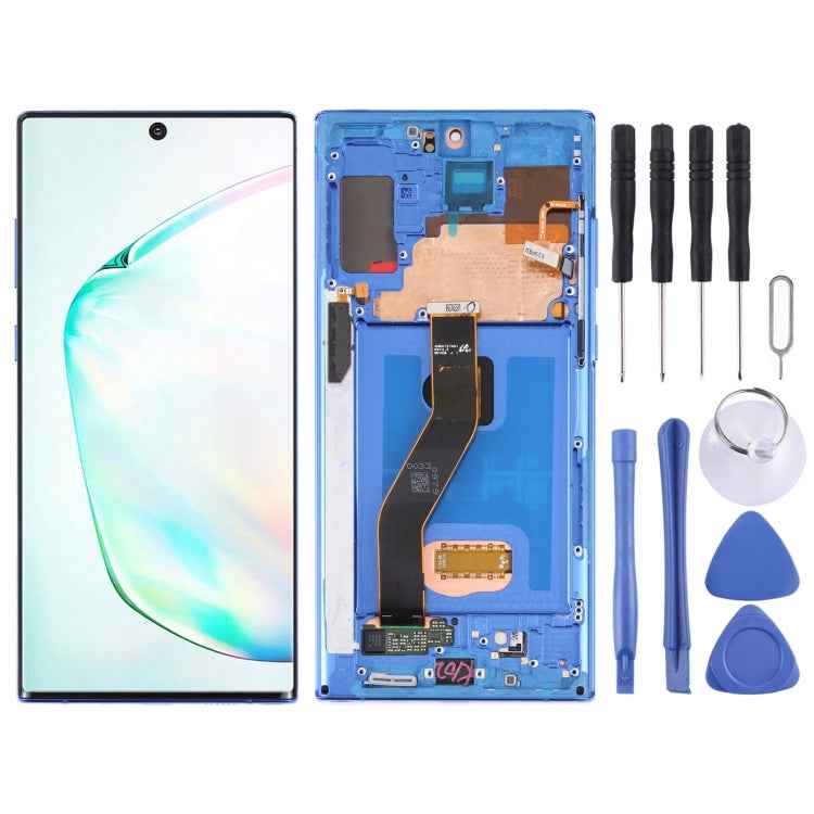 Original LCD Screen and Digitizer Full Assembly With Frame for Samsung Galaxy Note10+ 4G/Note10+ 5G SM-N976/N975, For Samsung Galaxy Note10+ 4G/Note10+ 5G, For Samsung Galaxy Note10+ 4G/Note10+ 5G(Original)