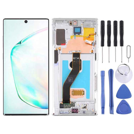 Original LCD Screen and Digitizer Full Assembly With Frame for Samsung Galaxy Note10+ 4G/Note10+ 5G SM-N976/N975, For Samsung Galaxy Note10+ 4G/Note10+ 5G, For Samsung Galaxy Note10+ 4G/Note10+ 5G(Original)