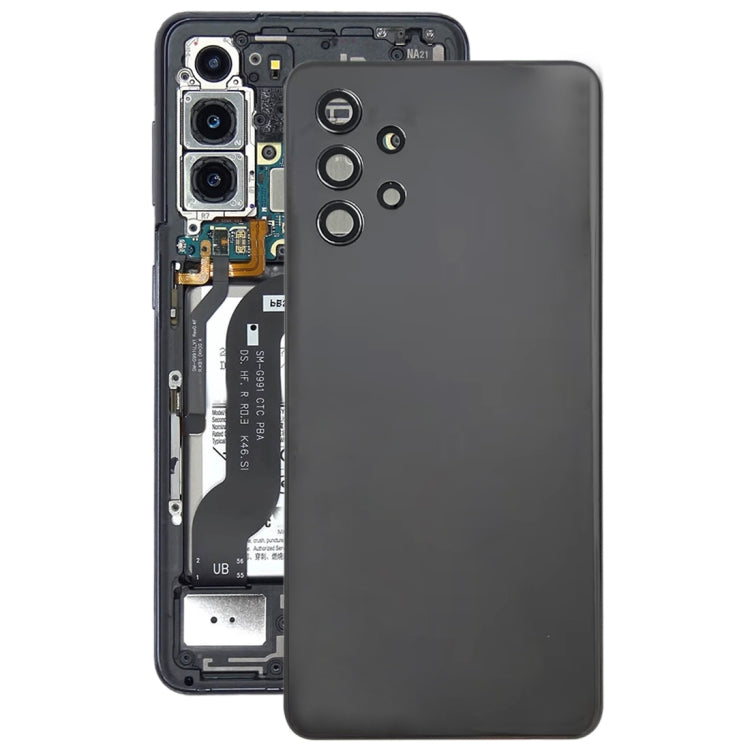 Tapa trasera de batería con protector de lente de cámara para Samsung Galaxy A32