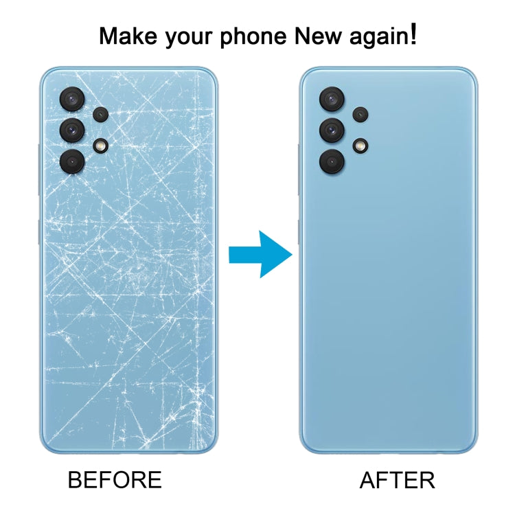 Tapa trasera de batería con protector de lente de cámara para Samsung Galaxy A32