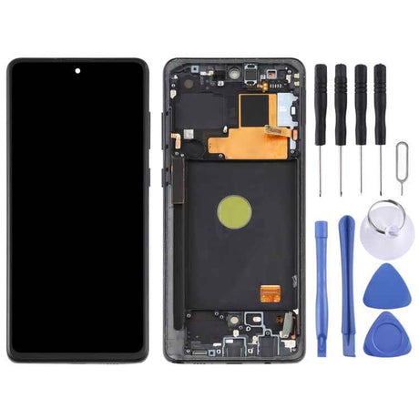 Original Super AMOLED Material LCD Screen and Digitizer Full Assembly With Frame for Samsung Galaxy Note10 Lite, For Samsung Galaxy Note10 Lite(Original)