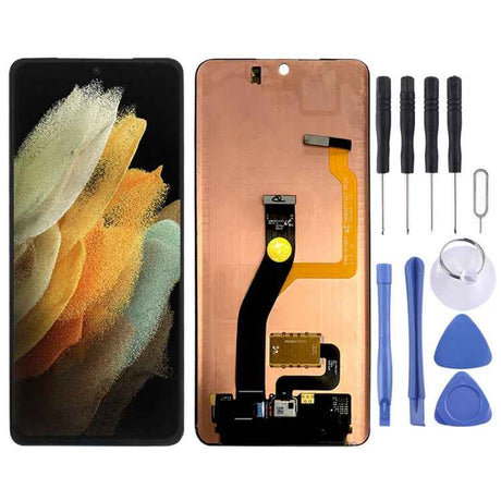 LCD Screen and Digitizer Full Assembly for Samsung Galaxy S21 Ultra SM-G988(5G Version), For Samsung S21 Ultra (5G)