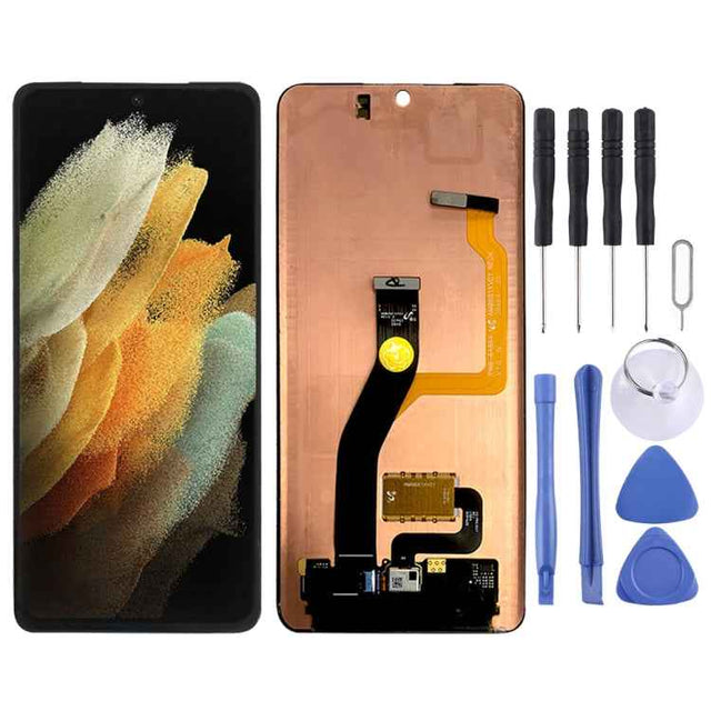 LCD Screen and Digitizer Full Assembly for Samsung Galaxy S21 Ultra SM-G988(5G Version), For Samsung S21 Ultra (5G)