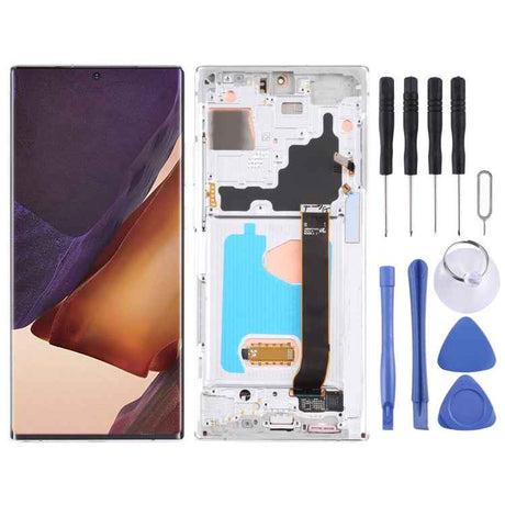 LCD Screen and Digitizer Full Assembly With Frame for Samsung Galaxy Note20 Ultra SM-N986 5G Version , For Samsung Galaxy Note20 Ultra (5G), For Samsung Galaxy Note20 Ultra(5G)