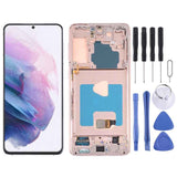 Original LCD Screen and Digitizer Full Assembly With Frame for Samsung Galaxy S21+ 5G SM-G996, For Samsung Galaxy S21+ 5G(Original)