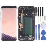 OLED Material LCD Screen and Digitizer Full Assembly with Frame for Samsung Galaxy S8+ SM-G955, For Samsung Galaxy S8+(OLED)