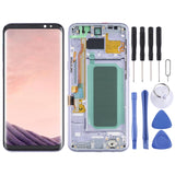 OLED Material LCD Screen and Digitizer Full Assembly with Frame for Samsung Galaxy S8+ SM-G955, For Samsung Galaxy S8+(OLED)