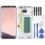 OLED Material LCD Screen and Digitizer Full Assembly with Frame for Samsung Galaxy S8+ SM-G955, For Samsung Galaxy S8+(OLED)