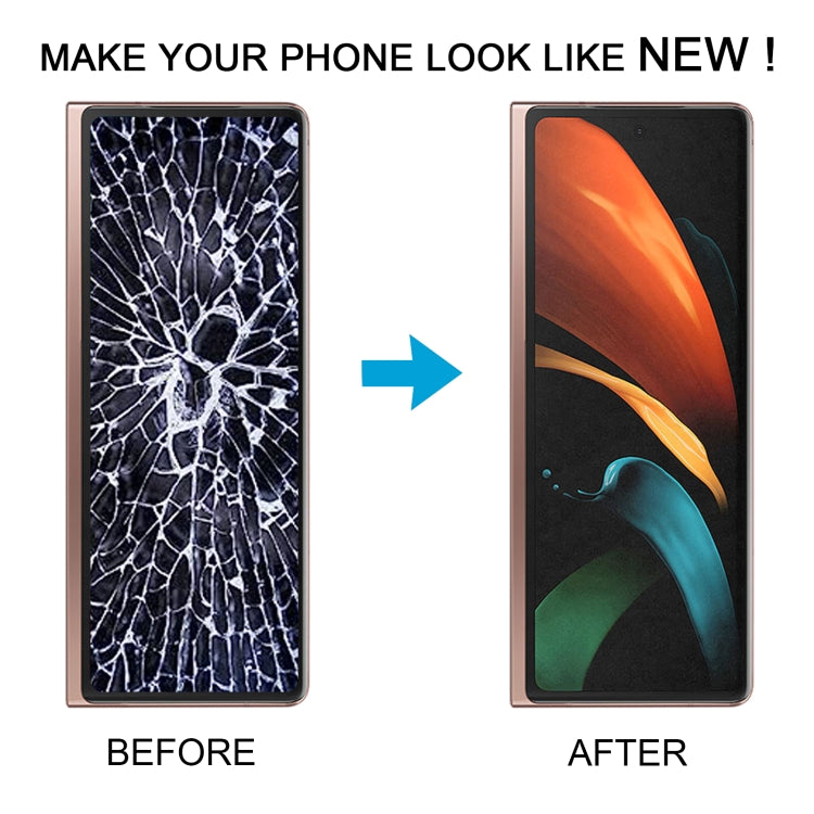 Original LCD Secondary Screen for Samsung Galaxy Z Fold2 5G SM-F916B Digitizer Full Assembly(Original Secondary LCD)