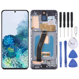 OLED Material LCD Screen for Samsung Galaxy S20 SM-G980 Digitizer Full Assembly With Frame, For Samsung Galaxy S20
