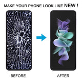 For Samsung Galaxy Z Flip3 SM-F711 Original LCD Screen Digitizer Full Assembly with Frame, For Samsung Galaxy Z Flip3
