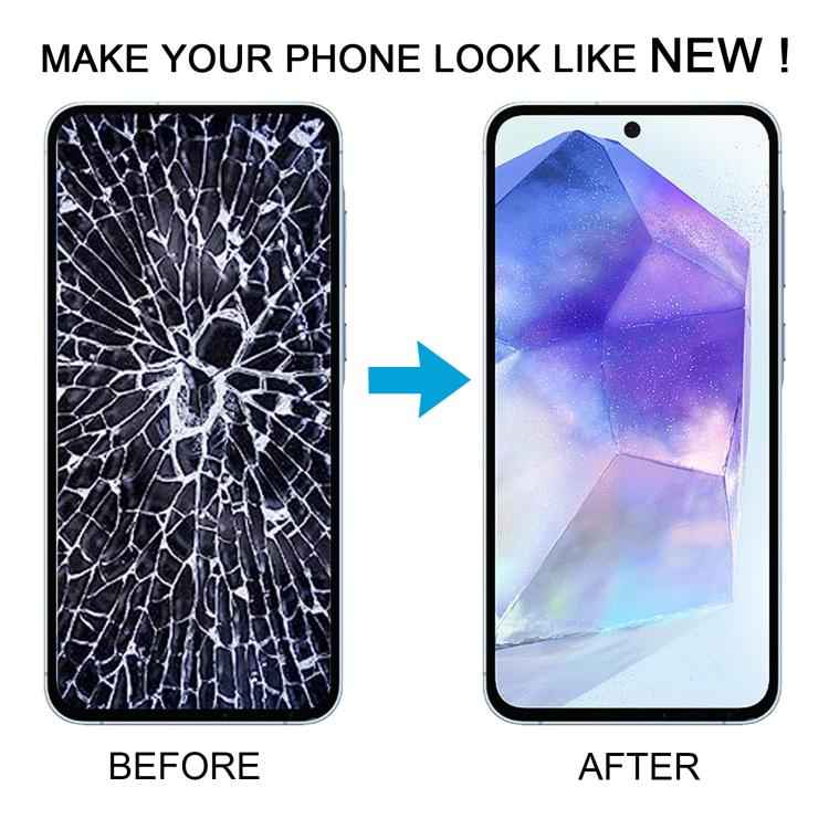 For Samsung Galaxy A55 SM-A556B Original LCD Screen Digitizer Full Assembly with Frame, For Samsung Galaxy A55(Original)