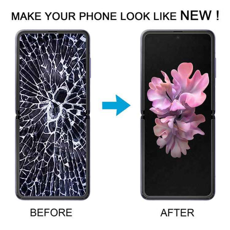 For Samsung Galaxy Z Flip SM-F700 LCD Screen Digitizer Full Assembly with Frame, For Samsung Galaxy Z Flip